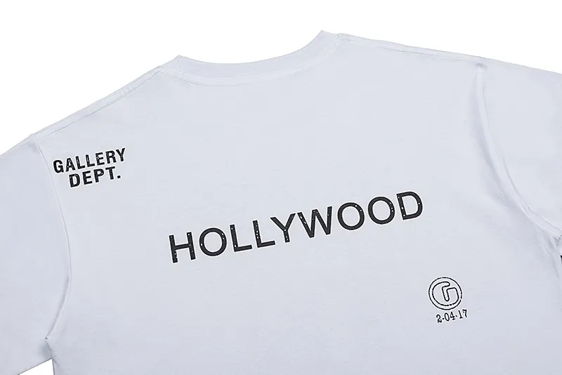 GALLERY. DEPT new short-sleeved T-shirt Style number: D2287P106 Color: Black White Size: S M L XL